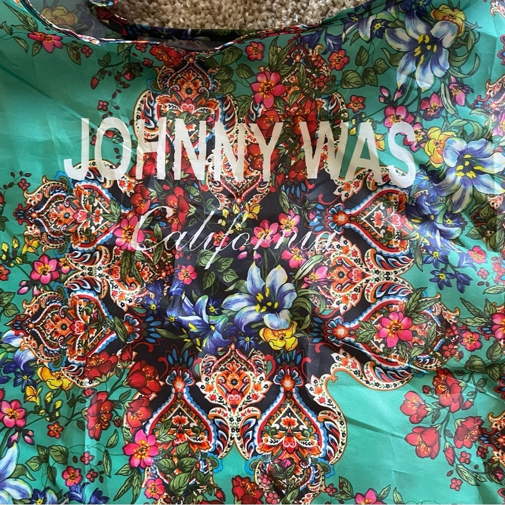 Johnny Was Reusable California Tote Bag 15”x18” - Picture 2 of 14